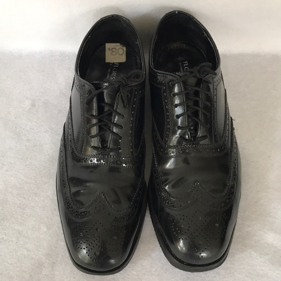 Florsheim Other - Florsheim Wing Tip Black Lace Up Shoe Size 8.5 D
